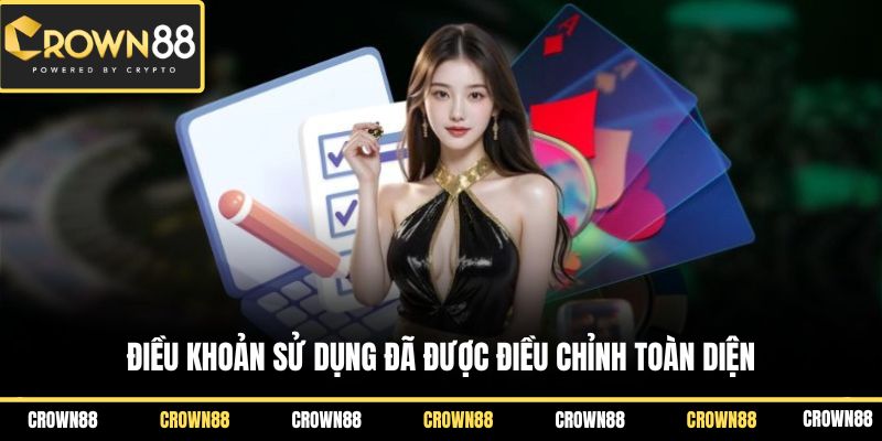 Điều khoản sử dụng đã được điều chỉnh toàn diện